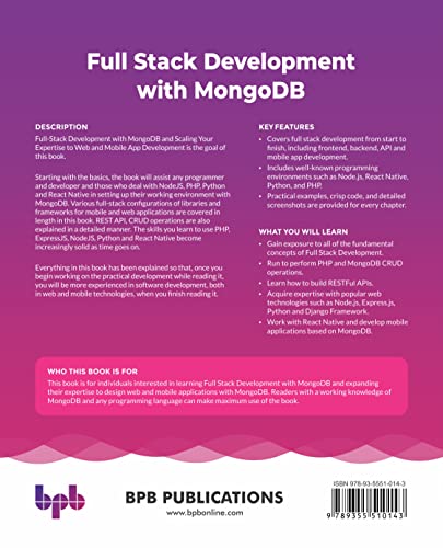 Full Stack Development with MongoDB