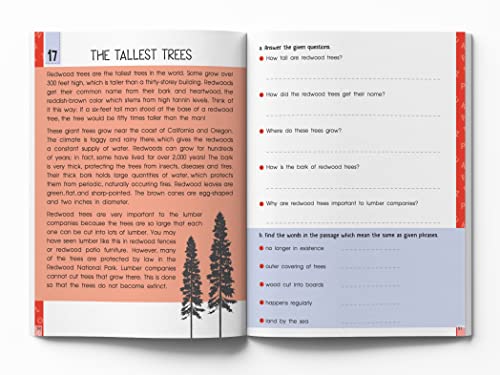 Super Fun Reading Comprehension Workbook: Level 2 | Activity Book for Kids | Ages 7–9 | Strengthen Reading & Thinking Skills with Engaging Passages