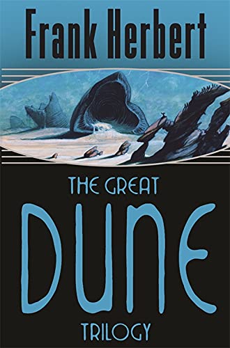 THE GREAT DUNE TRILOGY by Frank Herbert book cover