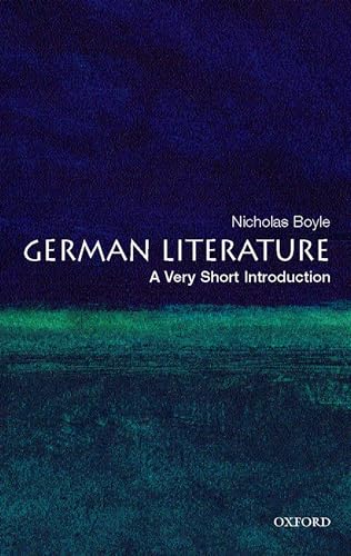 German Literature: A Very Short Introduction book cover