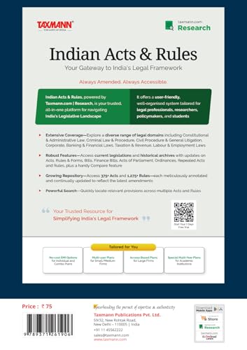 Taxmann's Prevention of Damage to Public Property Act 1984 [Bare Act with Section Notes] – Incorporating Concise Section Notes | Case Laws—in a User-friendly Format