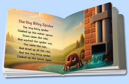 Nursery Rhymes Book - Board Book for Kids | Premium Quality Classic Rhymes Book for Kids | Early Learning Activity Book | Ages: 2 - 6 Years | Two Brothers Publications