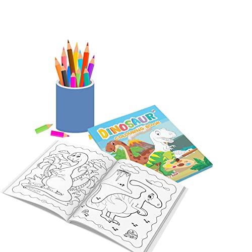 Dinosaur Colouring Book for Kids - Colouring Activity Book - Gift to children for painting, drawing and colouring - Age 2+ - Activity Colouring Book for Children