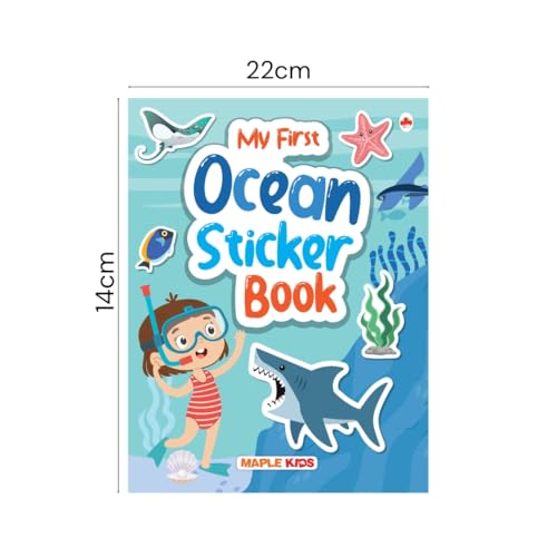 My First Sticker Book - Ocean - Activity Book for Kids - Stickers for Children - Age 3+ Years