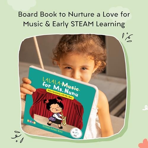 Music for Ms. Nunu by SAM & MI | Lift-the-Flap Board Book for Kids | Interactive Toddler Book on Learning About Sounds | Build Early STEM & STEAM Skills (Ages 0–4)