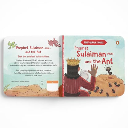First Quran Stories: Prophet Sulaiman (PBUH) and the Ant: An Illustrated Story Book for Kids About Prophet | Inspirational Islamic Story | Teaches About Kindness, Respect & Wisdom | Ages 5+ [Select Learning]