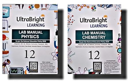 Ultra Bright Learning Lab Manual Physics And Chemistry Class XII Combo Set Of 2 Books