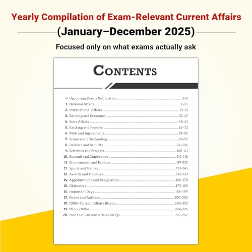 PW Yearly Current Affairs Magazine January to December 2025 By Krati Singh (English Edition) | For SSC, Banking, Teaching, Railway, Defence & Other Competitive Exams 2026-27