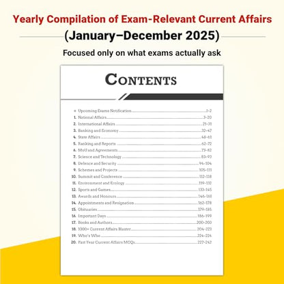PW Yearly Current Affairs Magazine January to December 2025 By Krati Singh (English Edition) | For SSC, Banking, Teaching, Railway, Defence & Other Competitive Exams 2026-27