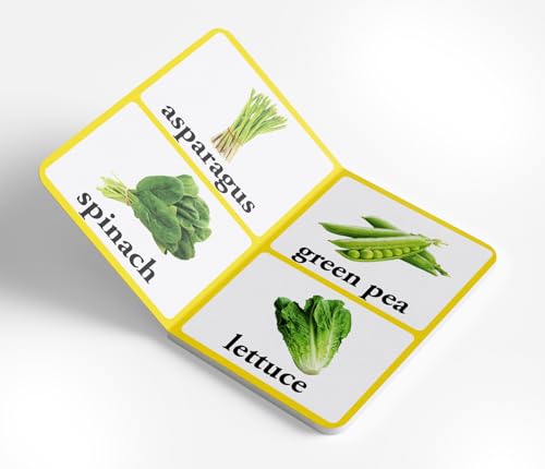 Vegetables | Large Font | Age 0–5 Years | Early Learning | Board Book For Kids | Vocabulary Building | Carrots | Potatoes | Tomatoes | Bright Pictures | Babies | Toddlers | Preschoolers | New Edition