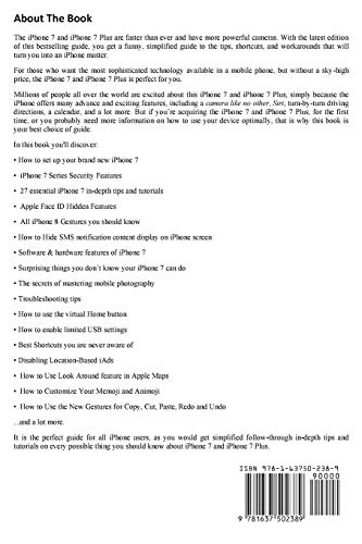 iPhone 7 Guide: The iPhone Manual for Beginners, Seniors & for All iPhone Users (The Simplified Manual for Kids and Adults)