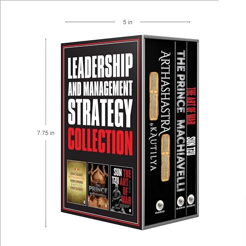 Leadership & Management Strategy Collection (3 Book Set) | Leadership | Political Strategy | Gift Pack | Premium Paperback | The Prince | The Art Of War | Arthashastra & More