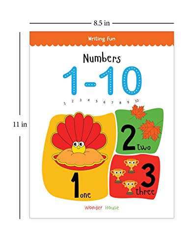 Numbers 1–10 | Write & Practice Book For Kids | Ages 3–5 Years | Early Math Workbook | Number Tracing & Writing Practice | Fine Motor Skills | Toddlers & Preschool | Premium Paperback | Latest Edition