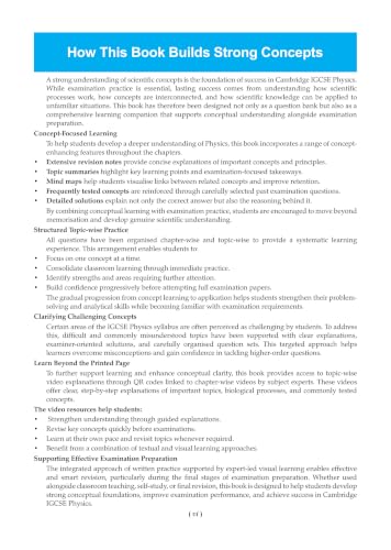 Oswaal IGCSE Topical Past Solved Papers l Physics (0625) | For 2027 Exam | With Oswaal AI