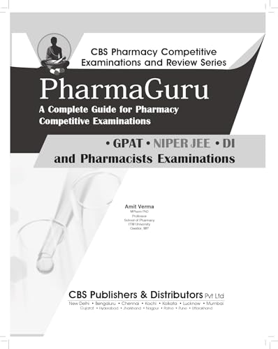 PharmaGuru | A Complete Guide for Pharmacy Competitive Examinations GPAT • NIPERJEE • DI and Pharmacists Examinations (PB 2026)