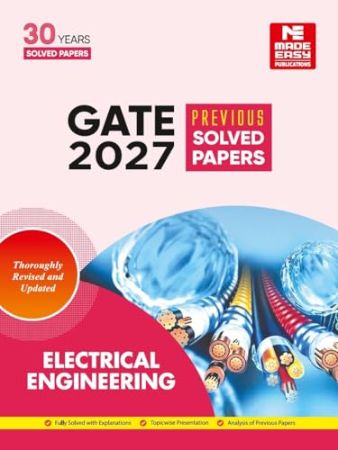 GATE 2027 Electrical Engineering 30 Years' Previous Solved Papers | Topic-wise GATE Exam Preparation Book with Solutions