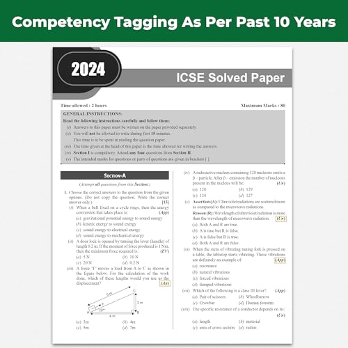 PW ICSE Class 10 Previous Year Question Papers | 10 Years Solved Papers (2016–2026) | Board Exam 2027 | Physics, Chemistry, Maths, Biology, Economics, ... Computer Applications, English Paper 1 & 2