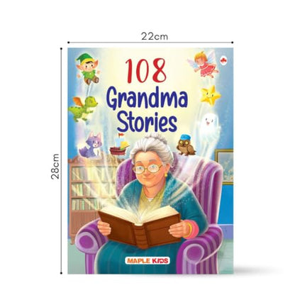 108 Grandma Stories (Illustrated) - Story Book for Kids - English Stories for Children - Bedtime Stories - Moral Story Book - Age 3+ - Read Aloud to Infants, Toddlers