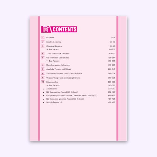 Vatsal ISC Chemistry Handbook Class 12th for Board Exam 2026-27 | Latest Question Formats Sample Paper | Question Bank - Nageen Prakashan