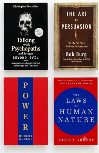 Combo of 4 Bestselling Books – The 48 Laws of Power, The Laws of Human Nature, Talking with Psychopaths & The Art of Persuasion (Paperback) | ... Persuasion & Leadership Collection)