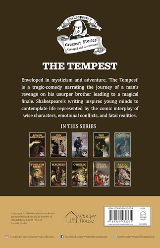 The Tempest - Shakespeare’S Greatest Stories For Children (Abridged And Illustrated) With Review Questions And An Introduction To The Themes In The Story