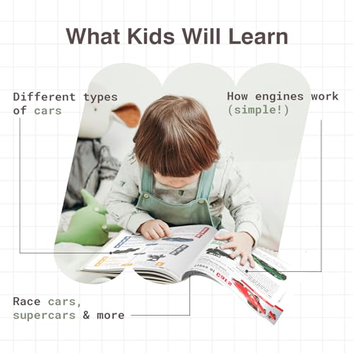 My Very First Cars and Engines Encyclopedia for Kids Age 8+ – Fun STEM Book to Learn About Vehicles, How Engines Work & More | Builds Knowledge & Encourages Screen-Free Learning