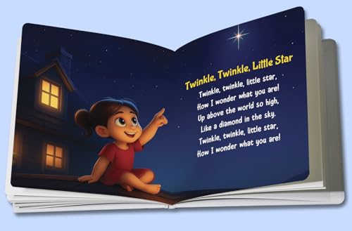 Nursery Rhymes Book - Board Book for Kids | Premium Quality Classic Rhymes Book for Kids | Early Learning Activity Book | Ages: 2 - 6 Years | Two Brothers Publications