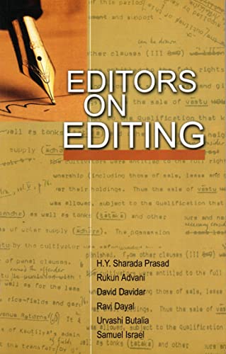 EDITORS ON EDITING book cover