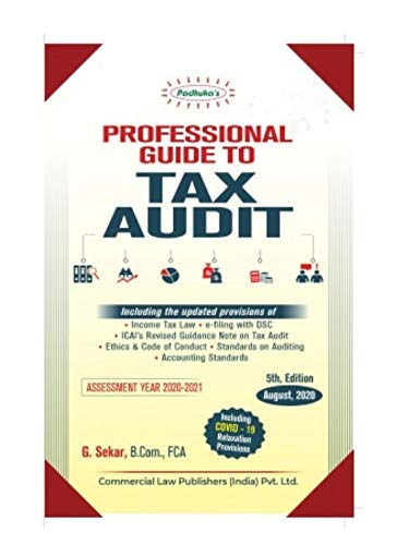Padhukas Professional Guide to Tax Audit book cover