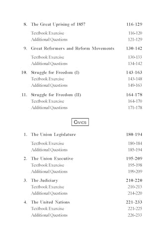Arun Deep’s ICSE History & Civics Class 8 Self-Help – Latest Syllabus Edition