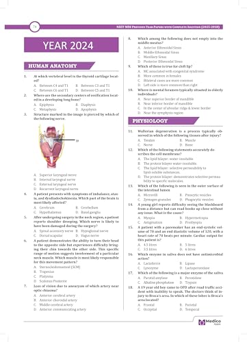 NEET MDS Previous Year Question Paper (2018-2026) Authentic NEET MDS Exam Question, Solution with Complete Explanation