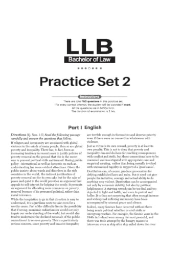 Arihant LLB Entrance Exam 2027 | 15+ Solved Papers 2026-2010 | DU, BHU, IPU, Jamia Millia, NLU & Regional Law Entrance Exams | Authentic Questions with Detailed Explanations | 3 Practice Sets