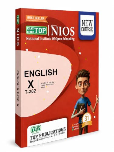 TOP NIOS English Guide Class 10 (T-202)