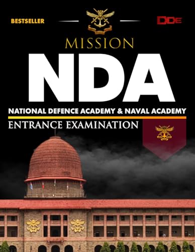 Mission NDA Book 2026 | New Pattern English | In-depth NCERT Study Notes | Level wise Mathematics | Latest Edition for NDA Written Exam Preparation