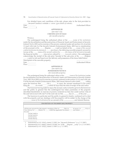 Lawmann's Securitisation and Reconstruction of Financial Assets and Enforcement of Security Interest Act, 2002 | SARFAESI Rules | Bare Act with Comments