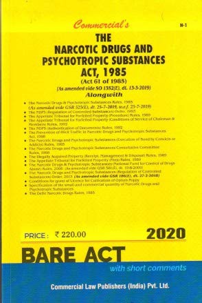 The Narcotic Drugs and Psychotropic Substances Act, 1985 (Act 61 of 1985) book cover