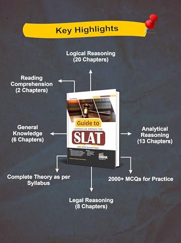 Disha Guide to Symbiosis Law Admission Test - SLAT with 2025 Solved Paper 2nd Edition