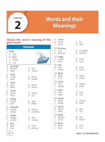 MTG International English Olympiad (IEO) Workbook Class 1 - Chapter-wise MCQs with Achievers Section - SOF Olympiad Books For 2026-27 Exam