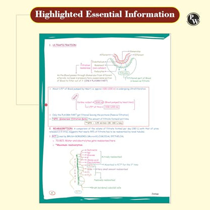 PW Zoology Med Easy For NEET and Board Exams 2024-25 | Flowcharts, Schematic Diagrams Samapti Sinha Mahapatra Handwritten Notes [Paperback] Samapti Sinha Mahapatra