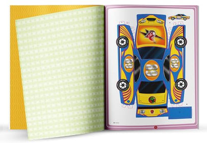 Make Your Own Paper Figures – Racing Cars Cut, Fold & Create Your Own Racetrack Cars | Ages 6–10 | DIY Craft Fun for 2+ Hours of Hands-On Play: Racing Cars (Activity Book for Kids)