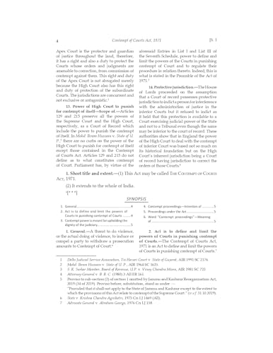 Lawmann's Contempt of Courts Act, 1971 | Bare Act with Comments (Lawmann's Series)