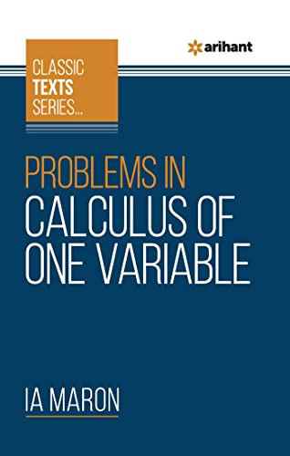 Problems In CALCULUS OF ONE VARIABLE book cover
