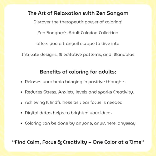 Meditative Mandalas Adults Coloring Book - (Book 1) - 24 Unique Designs