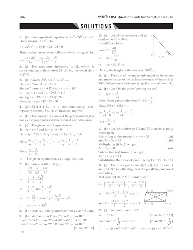 MTG CBSE Class 10 Chapterwise Question Bank Class 10 Mathematics Standard For 2027 Board Exam | Based on Latest CBSE Syllabus with 1500+ Questions
