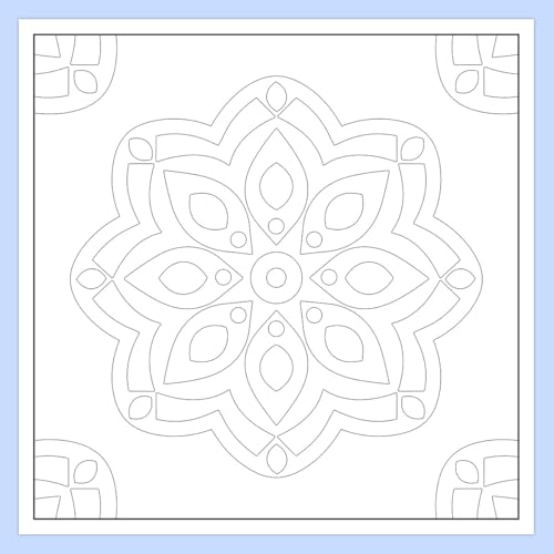 Mandala Colouring Book for Kids | Best Selling Mandala Art Kit in India | Premium Quality Drawing & Painting Book for Kids | Two Brothers Publications