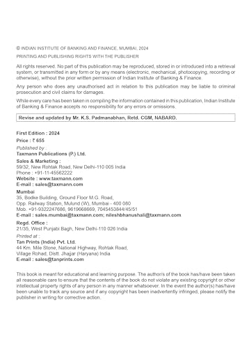 IIBF X Taxmann's Inclusive Banking Through Business Correspondents (Advanced Course) | Hindi – Essential resource for persons who will be acting as full-fledged BCs & managing CSPs