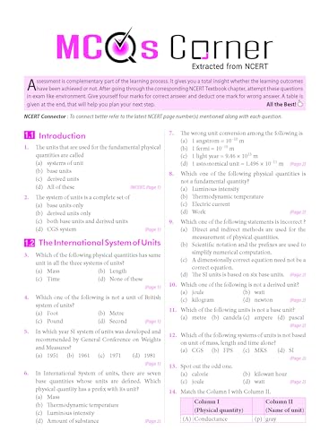 MTG Objective NCERT at your FINGERTIPS Physics - NCERT NEET/JEE Trend Indicator, Notes with HD Pages, Exam Archive & MCQs | NEET-JEE Books (Based on NCERT Latest Pattern for 2025 Exam)