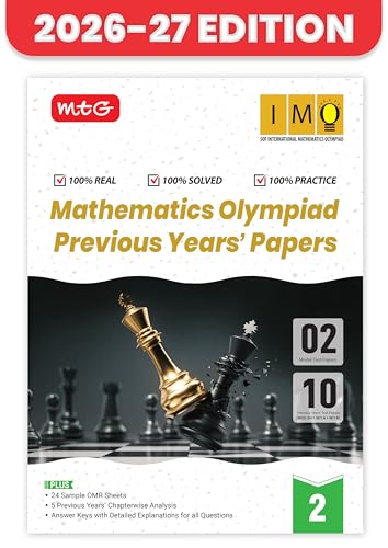 MTG IMO Olympiad 10 Previous Years Papers Class 2 Mathematics (2025-2021 Set A & B) - Model Test Papers with 24 Sample OMR Sheets | PYQ Book For SOF Olympiad 2026-27 Exam