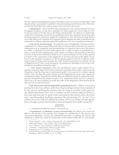 Lawmann's Drugs and Cosmetics Act, 1940 | Bare Act with Comments