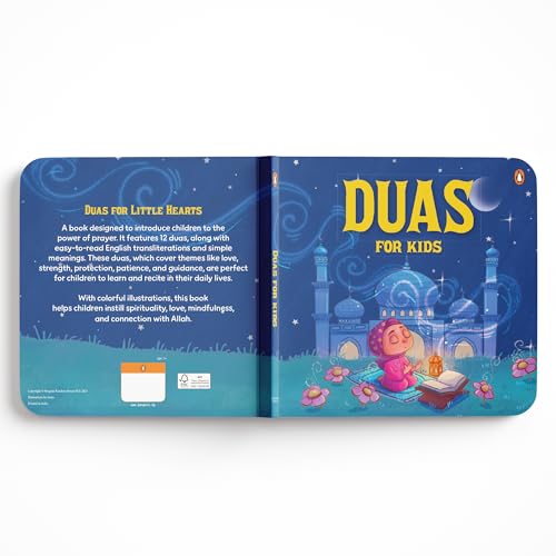 Duas for Kids: Introduction to Arabic Duas with English Translations I Book for 3+ I Spiritual Learning [Penguin Early Learning Series]